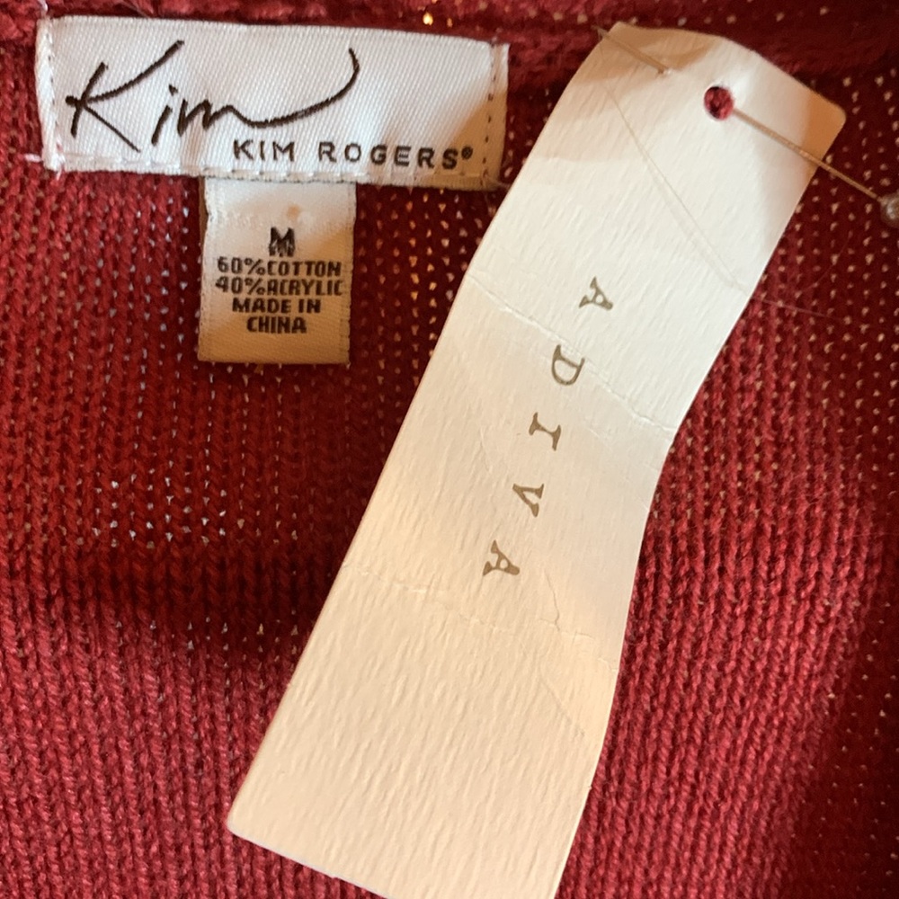 NWT KIM ROGERS sweater coat - Picture 7 of 8